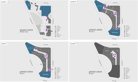 beverly center map.